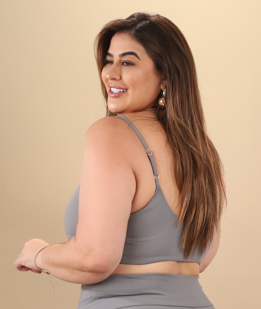 Top Liz - Cinza