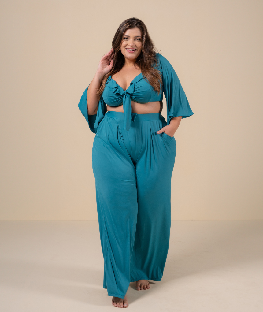Calça Viviane - Azul Aqua