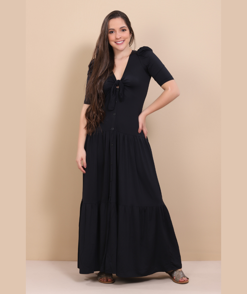 Túnica Maria - Preto