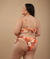 Tanga Lecisa Dupla Face - Floral Poá