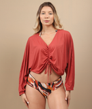 Blusa Elisa - Marrom Terroso