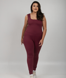Macacão Zaya Plus Size - Bordô