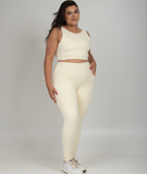 Calça Lara Plus Size - Amarelo Manteiga
