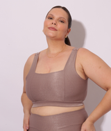 Top Amanda- Beige Canelado