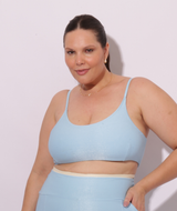 Top Liz - Azul Candy Canelado