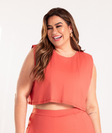 Regata Cropped Samantha - Coral