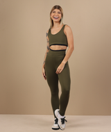 Calça Jade - Verde Militar/ Preto