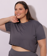 Cropped Sara - Chumbo