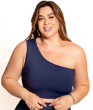 Top Anna - Azul Marinho Alta compressão