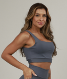 Top Olivia- Cinza Chumbo