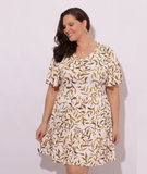Vestido Flor - Oliva