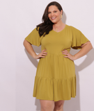 Vestido Flor - Pistache