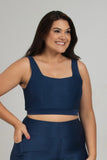 Top Amanda- Marinho Canelado